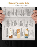 Morjor 8 Pcs Magnetic Bible Verse Bookmarks with Envelope, Bible Bookmarks for Women and Men, Inspirational Christian Bookmarks, Christian Gift, Encouragement & Strength 3 Morjor