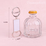Framendino, 10 Pack Sublimation Blanks Bottle Opener Metal Keychains Blank Key Rings for Sublimation Photo Framendino