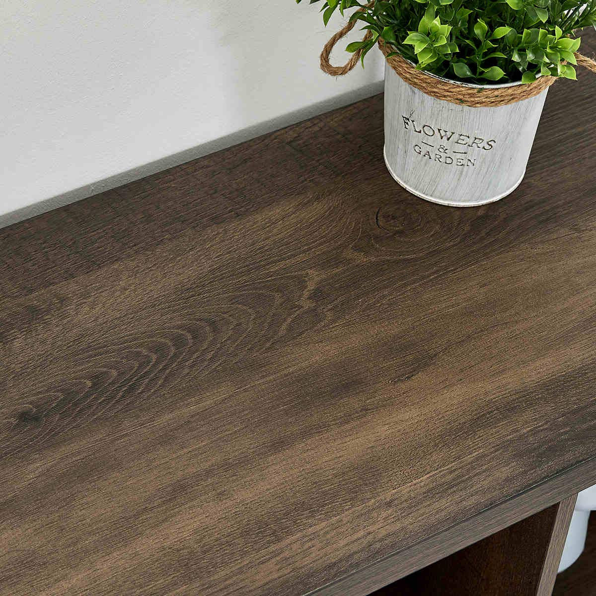 FATORRI 6 Cube Storage Organizer Shelf, Rustic Wood and Metal Cubby Bookcase, Industrial 4 Tier Cube Bookshelf (Walnut Brown) FATORRI