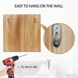 Jingdekiln Hidden Gun Storage Picture Frame Compartment Furniture, Firearm Concealment Shelf Wall Decor, Wooden Pistol Box for Home Jingdekiln