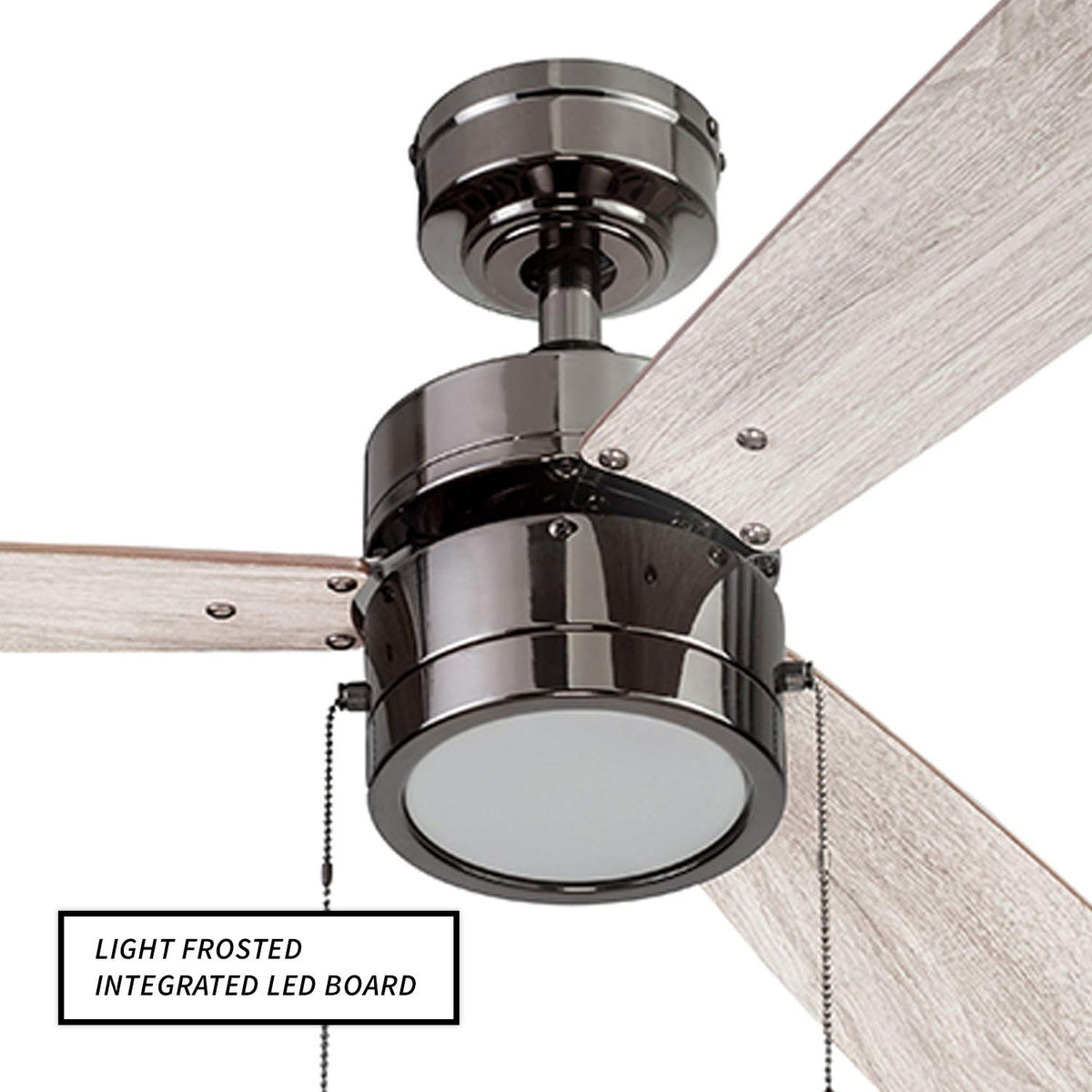 Portage Bay 51453 Madrona Ceiling Fan, 52, Gun Metal Portage Bay