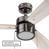 Portage Bay 51453 Madrona Ceiling Fan, 52, Gun Metal Portage Bay