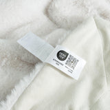 Cozy Bliss Faux Fur Throw Blanket for Couch, Cozy Soft Plush Thick Winter Blanket for Sofa Bedroom Living Room, 50 * 60 Inches Beige Cozy Bliss