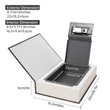 Chinoiserie Diversion Book Safe Storage Box (Size 8.7"×6"×2") With Security Combination Lock, Chinese style Ornaments Secret Hidden Safe (The Art of War - Combination Lock) PACOLO