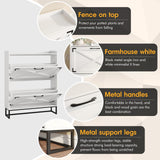 Maupvit Shoe Storage Cabinet with 2 Flip Drawers, Freestanding Organizer with Metal Legs for Entryway, Narrow Shoe Rack Cabinet, Black White Maupvit