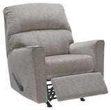 Signature Design by Ashley Altari Modern Nursery Manual Rocker Recliner, Light Gray Signature Design by Ashley