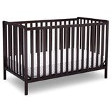 Delta Children Heartland 4-in-1 Convertible Crib - Greenguard Gold Certified, Dark Chocolate Delta Children