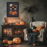 cviokrdu Halloween Paint by Numbers Kit for Adults - Halloween Adult Paint by Number Kits Without Frame, DIY Oil Painting for Gift Home Wall Decor (16x20inch) cviokrdu