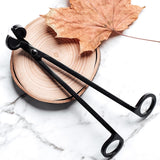 151PCS Wicks Candle Making Set – Wooden Wicks with Metal Base for Candle Making Smokeless with Black Trimmer and Stickers (Black) YARRD