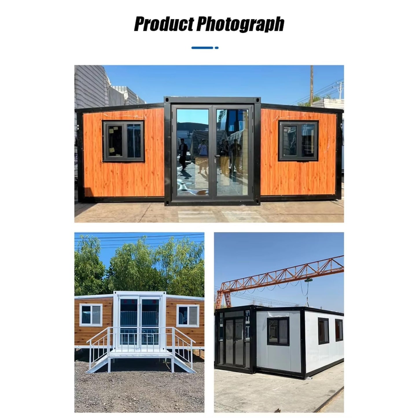 Expandable Container House Prefab Houses Bedrooms Bathroom Living Veranda Prefab Hotel Folding Container Homes 20ft 30ft 40ft for Sale - WoodArtSupply