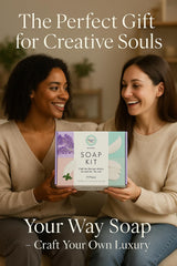 Soap Making Kit – 53 PCS DIY Melt & Pour Supplies with 2 lbs Soap Bases (1 lb Goat's Milk + 1 lb Glycerin), Molds, Essential Oils, Liquid Colorants, Mica Powders, Flowers – Gift Idea for Christmas Generic