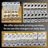 INNOSUB USA Sublimation Wireless Charger [Pack of 10] LED Pad – Blank Wireless Charger for Sublimation and Customization – Black 10W Fast ChargePad Compatible with iPhone, Samsung, QI-Enabled Devices INNOSUB