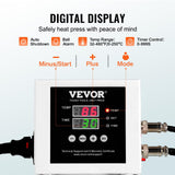 VEVOR Heat Press 15x15, High Pressure Heat Press Machine for T Shirts, Slide Out Professional Heat Press for Sublimation, Vinyl, Heat Transfer Projects, Heats Up Fast & Evenly, Green VEVOR