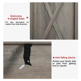 Vikiullf Wooden Chest of Drawer - 3 Drawer Dresser for Bedroom, Farmhouse Dresser, Storage Drawers for Bedroom, Nursery, Living Room, Hallway, Entryway Organizer, Grey Vikiullf