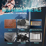 ARC Welder, 200Amp 110V Welding Machine IGBT Inverter Hot Start Portable Welder With LCD Display, Fits 4.2 MM Welding Rod Equipment With Accessories Hiweld