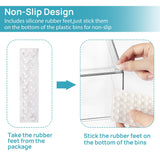 Vtopmart 4 Pack Clear Stackable Storage Drawers, 4.4'' Tall Acrylic Bathroom Makeup Organizer,Plastic Storage Bins For Vanity, Undersink, Kitchen Cabinets, Pantry, Home Organization Vtopmart