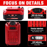 TenHutt 【Upgrade】 20V 6.0Ah Replacement Battery for Craftsman 20V Battery V20 Lithium Ion Battery for CMCB205 CMCB204 CMCB206 CMCB202 CMCB201 20V Cordless Power Tools TenHutt