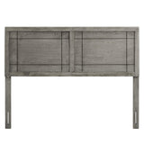 Modway MOD-6221-GRY Archie Full Wood Headboard, Gray Modway