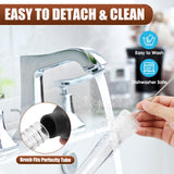 SCHVUBENR Large Turkey Baster with Cleaning Brush - Premium Baster Tool for Cooking - Easy to Use and Clean - Powerful Bulb Baster Syringe - Dishwasher Safe - Flavor Meat Poultry, Beef, Chicken(Black) SCHVUBENR