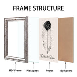 ELSKER&HOME 11 x 14 Picture Frame Set of 3, Rustic Farmhouse Distressed Retro Style Photo Frame for Wall Mounting and Tabletop,Wooden Frame for Gifts ELSKER&HOME