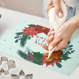 12 Pack Sublimation Glass Cutting Boards Blank, Sublimation Tempered Glass Cutting Boards Anti Slip Cutting Board Glass Chopping Boards DIY for Heat Press Machine, 11 x 8 Inch WHEATHUSK