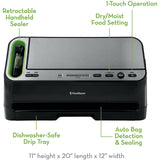 FoodSaver V4400 2-in-1 Vacuum Sealer Machine with Automatic Vacuum Sealer Bag Detection and Starter Kit FOODSAVER