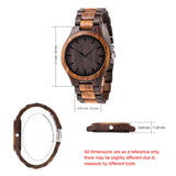 Fodiyaer Custom Engraved Wooden Watch Gifts for Son from Dad As Personalized Christmas Birthday Graduation Wood Idea with Cowhide Leather Strap Fodiyaer