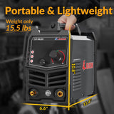 GZ GUOZHI Plasma Cutter, [Large LED Display] 50Amps Cutter Machine with 110/220V Dual Voltage DC Inverter IGBT 1/2 Inch Clean Cut Post Flow and 2T/4T, for Beginners DIY GZ GUOZHI