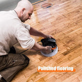 Waxer Polisher 1.1Amp, 10-Inch Dual Action Random Orbital Car Buffer Polisher Waxer, 10Ft Power Cord, Variable Speed, With Polisher Pad Bonnets and Gloves, Ideal for Car Waxing - TCP01A 1256