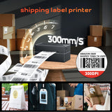 Thermal Label Printer for Small Business, 4x6 Shipping Label Printer for Shipping Packages,Bluetooth thermal printer Support Windows Mac Android iPhone Used for Amazon Ebay Shopify Temu TK USPS Aixiqee