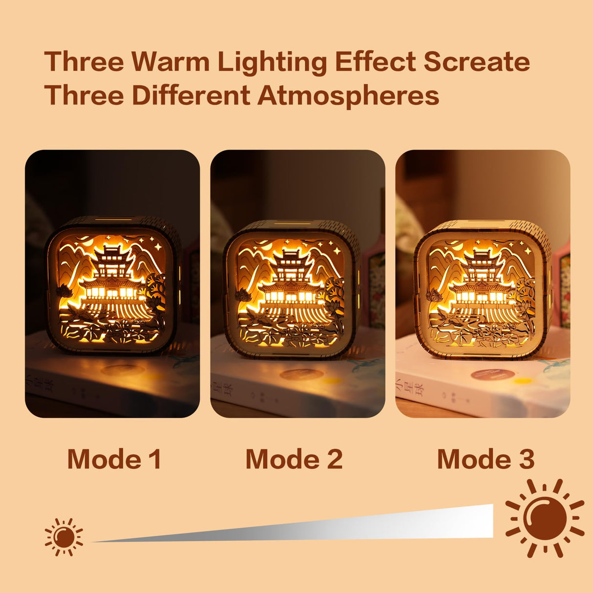 Generic GXUANAN 3D Wooden Puzzles for Adults and Kids, LED 3 Lighting Modes, DIY Kid's Game, Meaningful Gifts for Kids Age 6 7 8 9 10 11 12 13 Boys and Girls, Primary Colour of Trees, L0106P WoodArtSupply