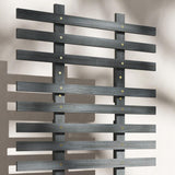 Outsunny Raised Garden Bed with Trellis, 58" Outdoor Wooden Planter Box with Wheels, for Vine Plants Flowers Climbing and Planting, Gray Outsunny