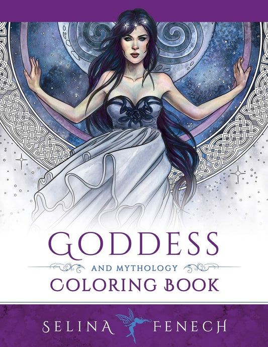 Goddess and Mythology Coloring Book (Fantasy Coloring by Selina)