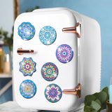 Frienda 30 Pcs Diamond Painting Refrigerator Magnets Spring Diamond Art Magnet Kits for Adults Summer Mandala Flower Cat Fridge Stickers for Beginners Adults Kids DIY Craft Gifts Home Decors(Mandala) Frienda