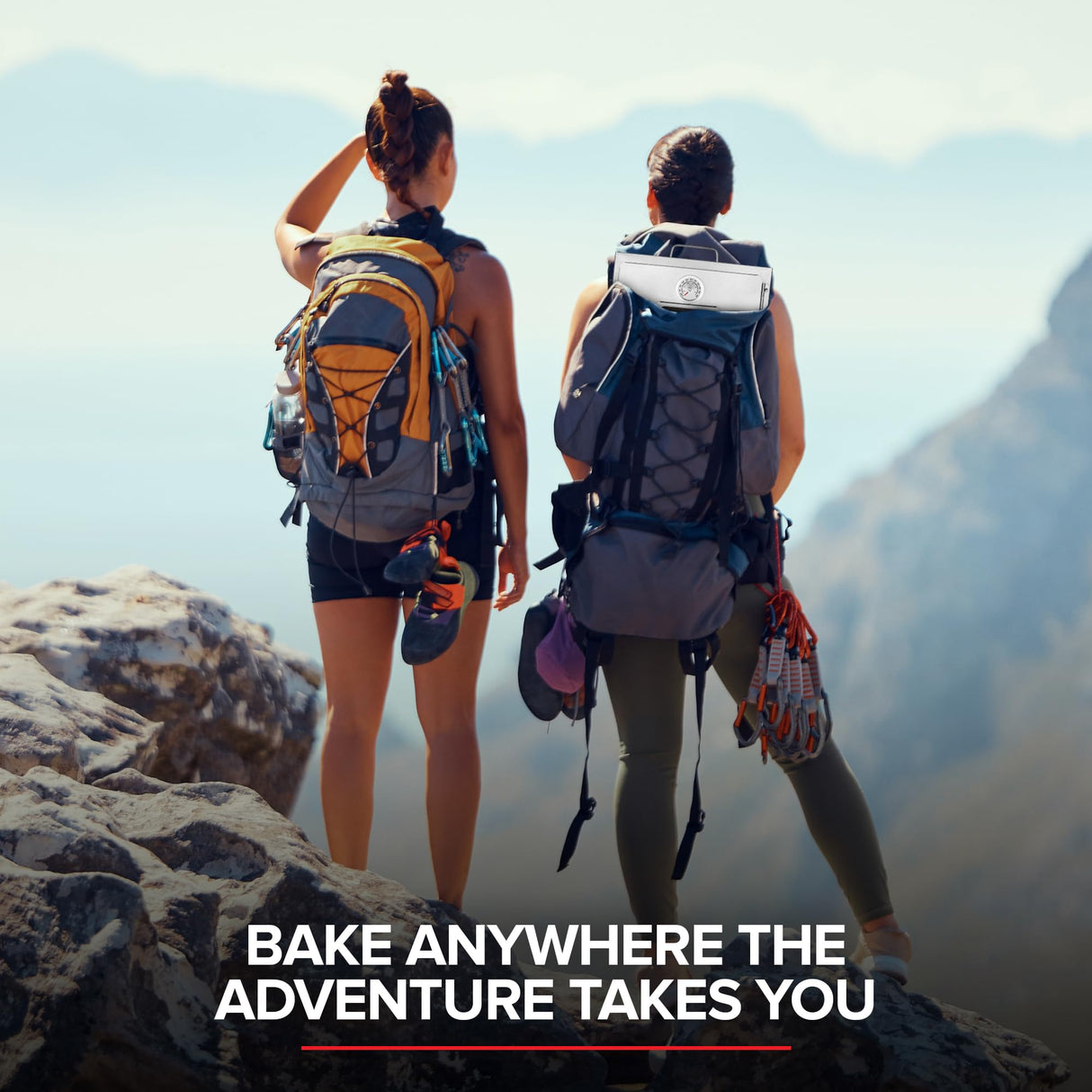 Modern Innovations Portable Camping Oven, Folding Camping Stove for Baking Cinnamon Rolls, Breads, and Muffins, Outdoor Portable Oven for Use with Wood Burning Fire, Propane Stoves, Campers, and More Modern Innovations