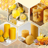 Ksedcon Beeswax for Candle Making Kit, 5lb Beeswax to Make Candles Include Bees Wax with Digital Wax Melter, Candle Wicks, Stickers, Candle Making Kit for Adults Ksedcon