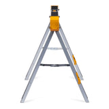 ToughBuilt - Sawhorses with 2x4 Support Arms 1100 LB Capacity - Heavy Duty Construction with Fast Open Legs and Easy Grip Handle - (TB-C500) - 2-Pack ToughBuilt