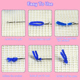 LAPATAIN Latch Hook Kits for DIY Throw Pillow Cover,Snowman Needlework Cushion Cover Hand Craft Crochet for Great Family 17x17inch LAPATAIN