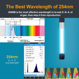 VCRAZE Fish Tank Filter with U - V Light & Timer (3/6/12/24 Hours) for Green Water Cleaning, Aquarium Filter with Aeration Turtle Tank Filter with Pre-Filter Sponge for Tanks 70-100 Gallon VCRAZE