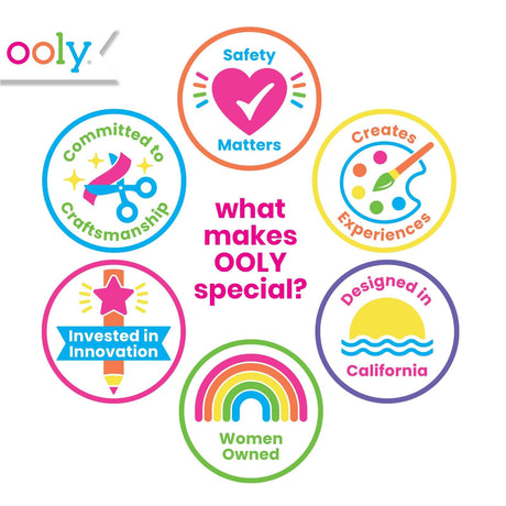 Ooly Shrink-Its 28 PC DIY Shrinking Art Kit That Creates Charms and Tags, Includes 20 Plastic Pre Cut Charms and More, No Mess Art for Kids, DIY Creative Activity, Ideal Party Favor - Cute Crew Ooly