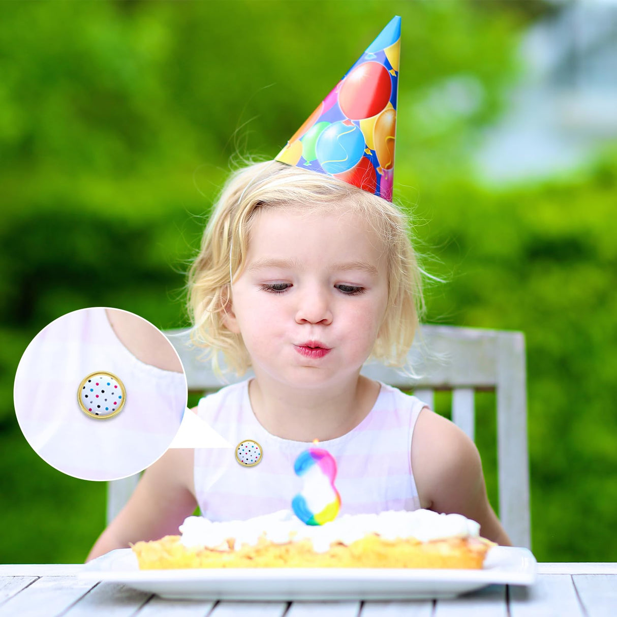 PATIKIL Sublimation Blank Button, 30 Pcs 0.98 Inch Aluminum DIY Sublimation Pins Round for DIY Craft Badge Jewelry Lapel, Golden Tone PATIKIL