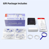 3D Puzzles Vase for Adults, 160 Pieces Puzzle Flower Vase for Home and Office Decor, DIY 4D Jigsaw Vase Arts and Crafts for Kids, Unique Housewarming Gifts for Moms YIZHOR