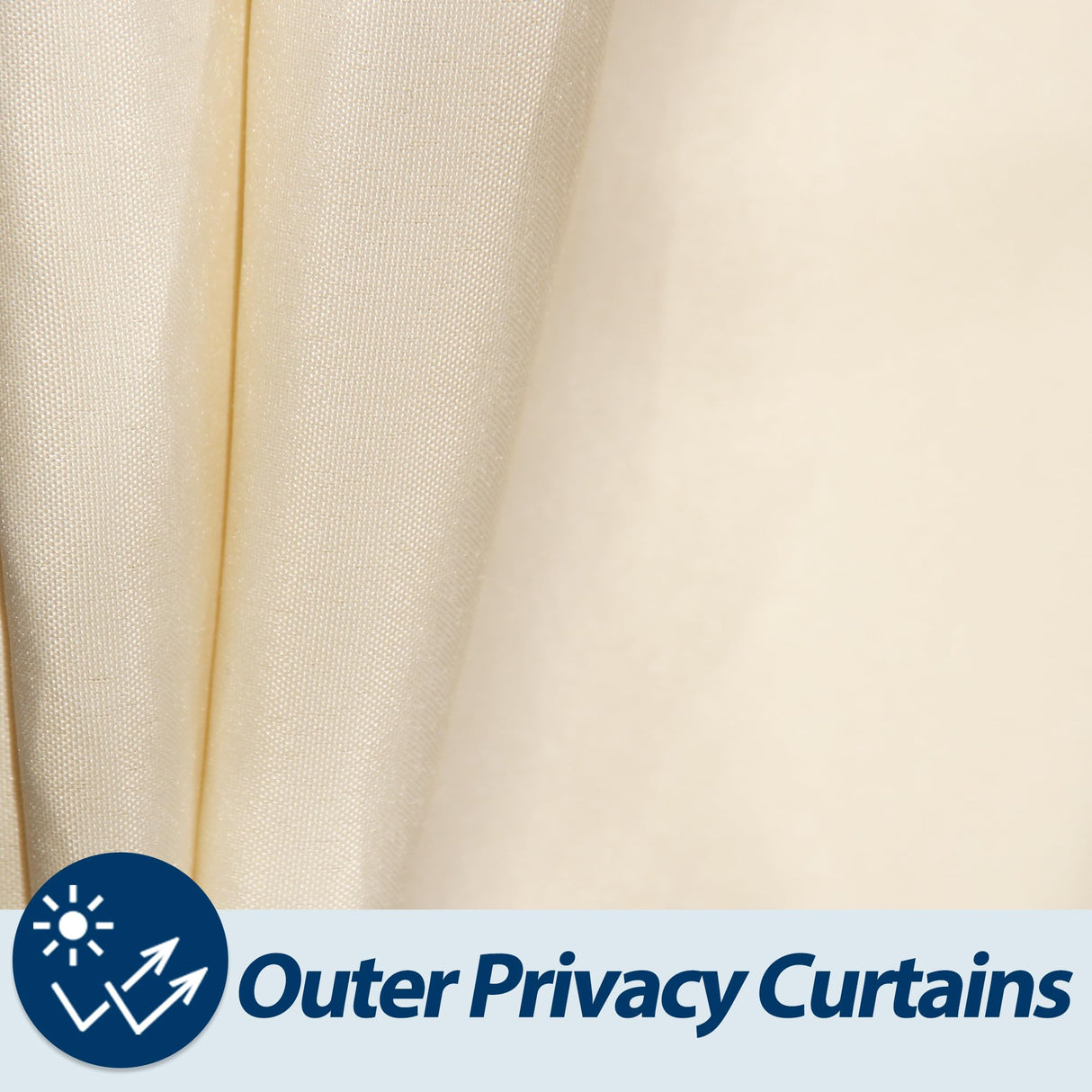 COVERONICS 13'×15' Wooden Gazebo Curtains and Netting Replacement, Beige COVERONICS