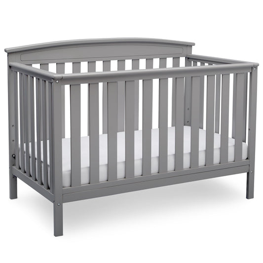 Delta Children Gateway 4-in-1 Convertible Crib - Greenguard Gold Certified, Grey