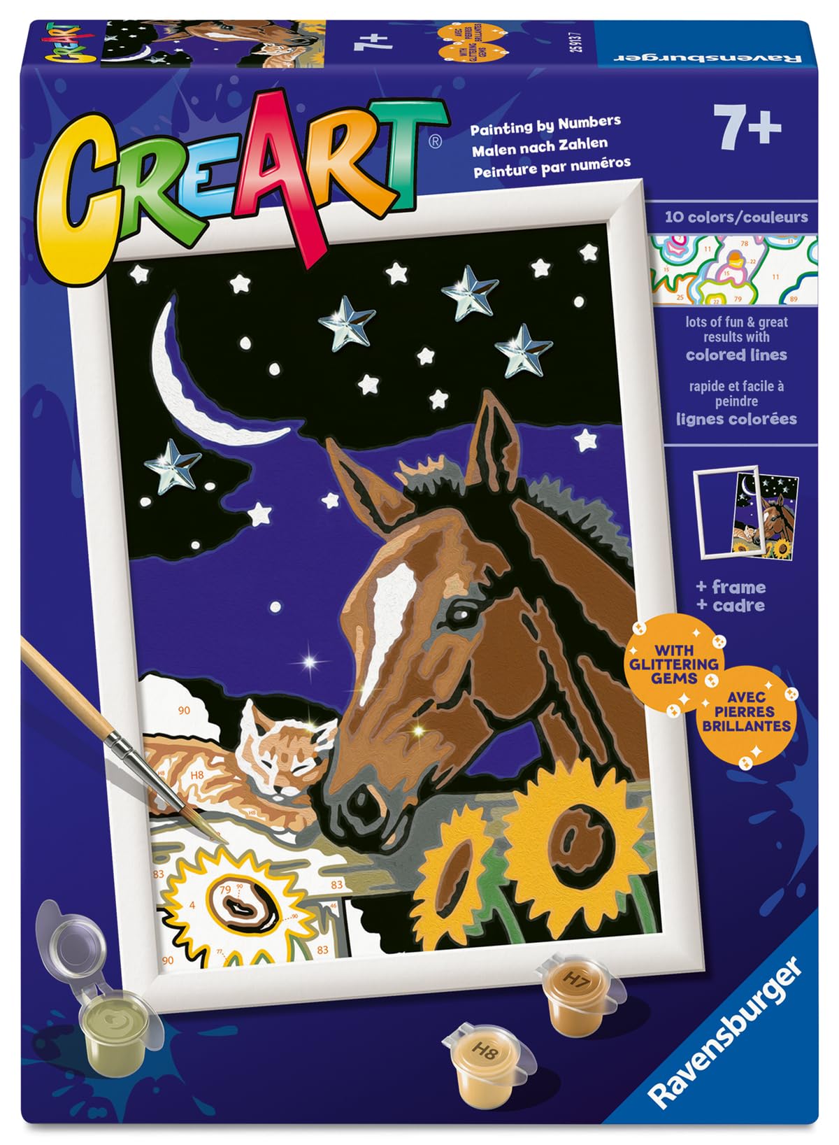 Ravensburger - Friendship CreArt Paint by Numbers Kit | Fun & Easy DIY Art for Kids Age 7+ | Creative Gift Idea for Birthdays & Holidays Ravensburger