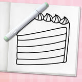 Cute & Sweet Coloring Book: Bold, Easy, and Simple Food Designs for Adults with Cakes, Candies, Ice Cream, Pastries, Desserts, and More! (Bold and Easy Coloring Books) WoodArtSupply