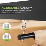 Aoxun 12x16 Outdoor Pergola, Patio Aluminum Pergola with Upgraded Retractable Canopy, Heavy Duty Metal Pergolas and Gazebos with Adjustable Sun Shade Cover for Modern Backyard, Deck, Garden Aoxun