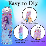 Christmas Gifts for Girls, Decorate Your Own Water Bottle Kits for Kids Age 4-5-6-8-10-12, Girl Birthday Gifts, Christmas Stocking Stuffers for Girls, Fun DIY Arts and Crafts Gift Toys for Girl Teen OZOSHINE