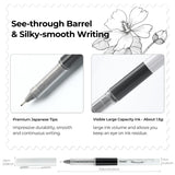 Ohuhu Liquid Fineliner Drawing Pens: 9 Sizes Micro Pens Drawing Pens Pigment Black Ink Water-proof Alcohol-proof Assorted Point Tips Smooth Writing Sketching Journaling Anime Artist Beginners - Kohala Ohuhu