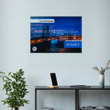 ArtToFrames 27.5x19.7 INCH/70x50 CM White Frame for 1000 Piece Puzzles.This 1.25 Inch Custom MDF Puzzle Frame is White - Comes with Economy Acrylic (Puzzle5179-27.5x19.7) ArtToFrames